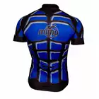 MikeSPORT DESIGN BODY koszulka rowerowa męska, czarno-niebieska