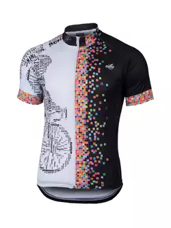 MikeSPORT DESIGN - PIXEL - męska koszulka rowerowa, pełny zamek
