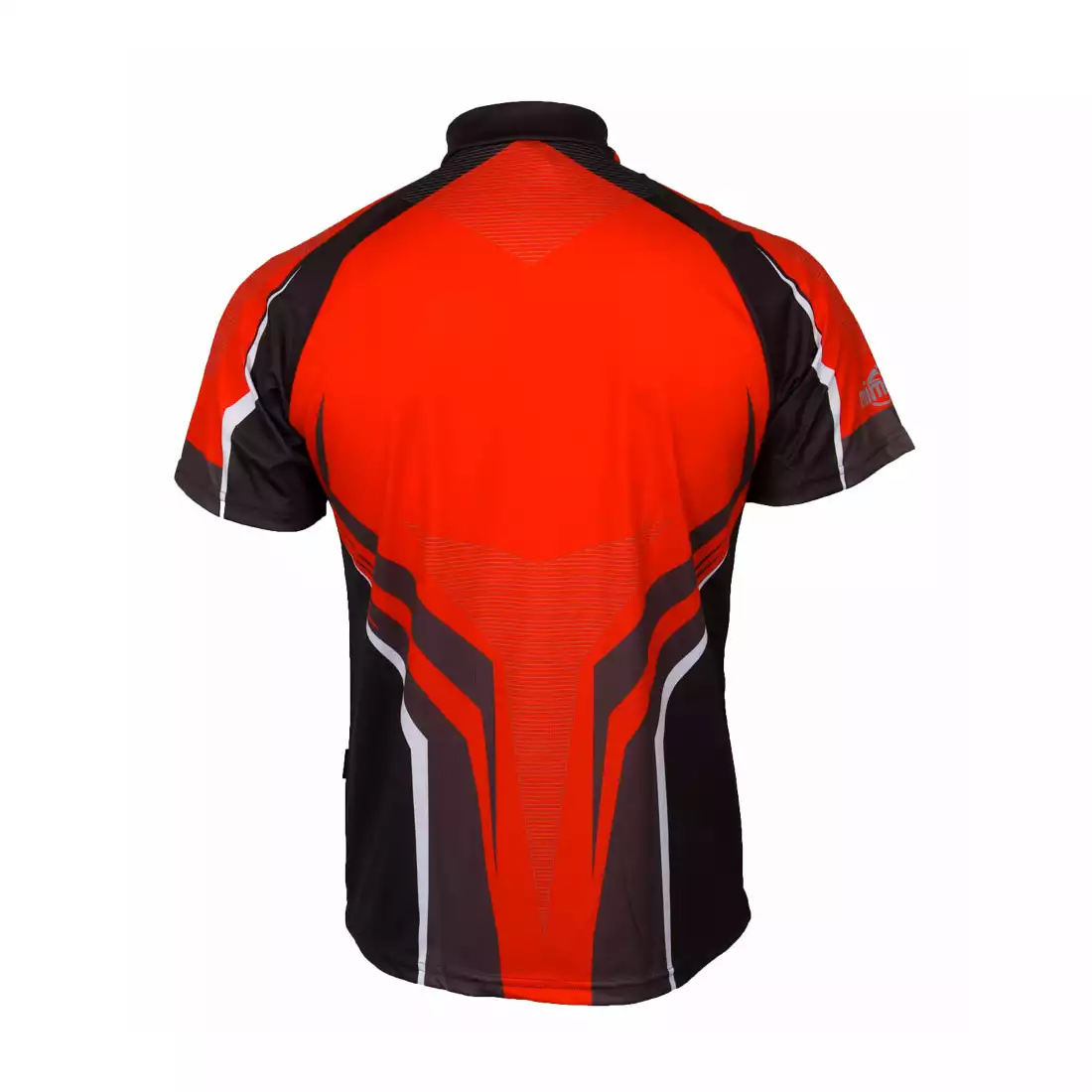 MikeSPORT DESIGN RAVO MTB koszulka rowerowa męska, czarno-czerwona
