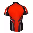 MikeSPORT DESIGN RAVO MTB koszulka rowerowa męska, czarno-czerwona
