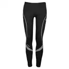 NEWLINE VISIO TIGHTS 14116-060 - męskie spodnie do biegania - kolor: Czarny-fluor