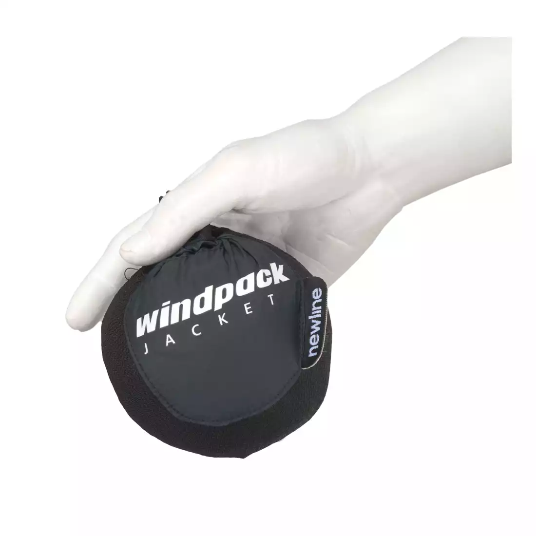 NEWLINE WINDPACK JACKET - ultralekka wiatrówka sportowa 14176-060, kolor: Czarny