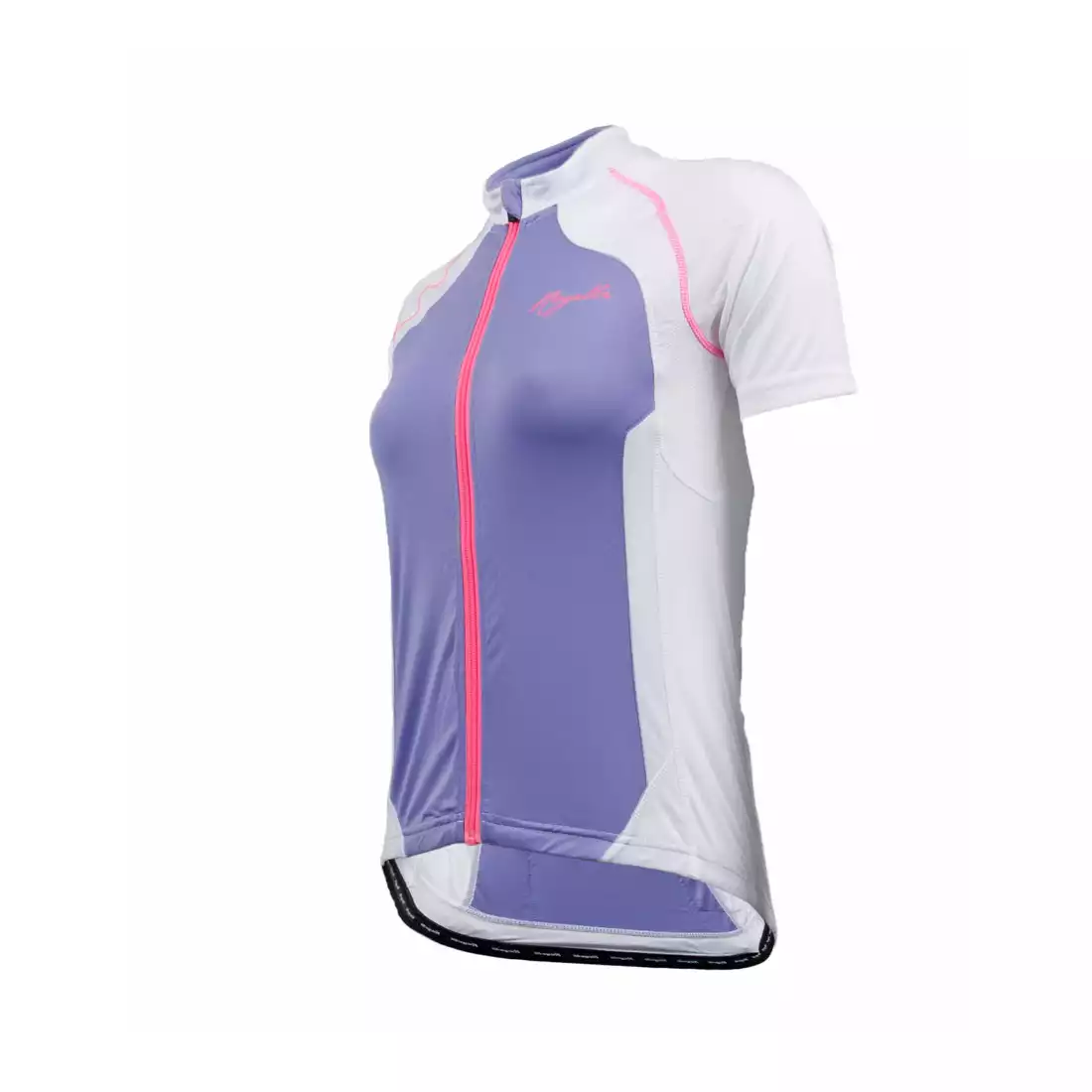 ROGELLI BICE - damska koszulka rowerowa, fioletowo-biała