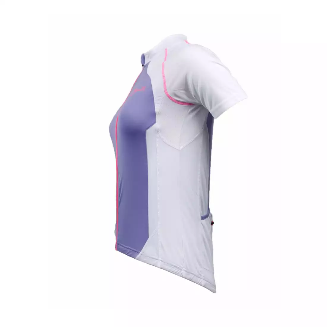 ROGELLI BICE - damska koszulka rowerowa, fioletowo-biała