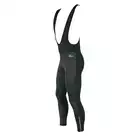 ROGELLI FABRO - męskie softshellowe spodnie na szelkach, bez wkładki, kolor: Czarny