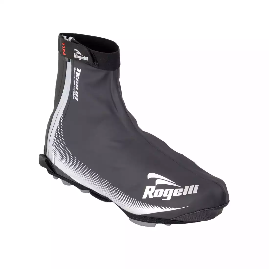 ROGELLI FIANDREX - ochraniacze na buty rowerowe, kolor: Czarno-srebrny