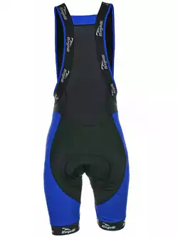 ROGELLI PORCARI - męskie spodenki rowerowe na szelkach, kolor: czarno-niebieski