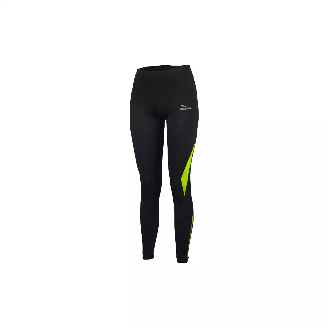ROGELLI RUN - EMNA - damskie spodnie do biegania, kolor: Czarno-fluorowy