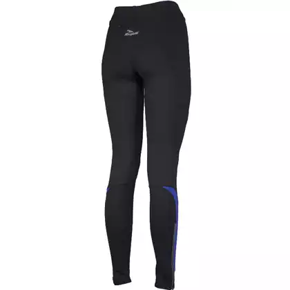 ROGELLI RUN - EMNA - damskie spodnie do biegania, kolor: Czarno-niebieski