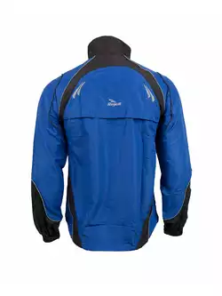 ROGELLI RUN MAGNI - męska wiatrówka do biegania - kolor: Niebieski