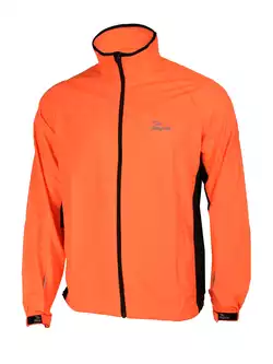 ROGELLI RUN - RENVILLE - męska kurtka wiatrówka, kolor: Pomaranczowy