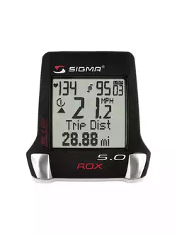 SIGMA SPORT ROX 5.0 - licznik rowerowy, kolor: Czarny