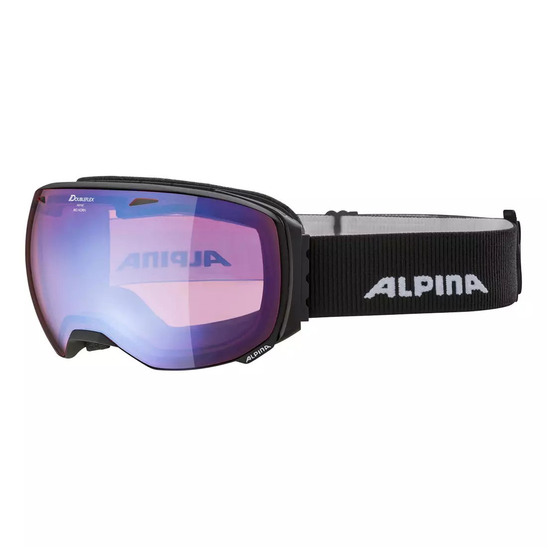 ALPINA BIG HORN Q-LITE gogle narciarskie/snowboardowe, black matt