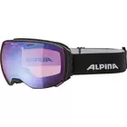 ALPINA BIG HORN Q-LITE gogle narciarskie/snowboardowe, black matt