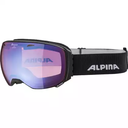 ALPINA L40 BIG HORN Q-LITE gogle narciarskie/snowboardowe, black matt