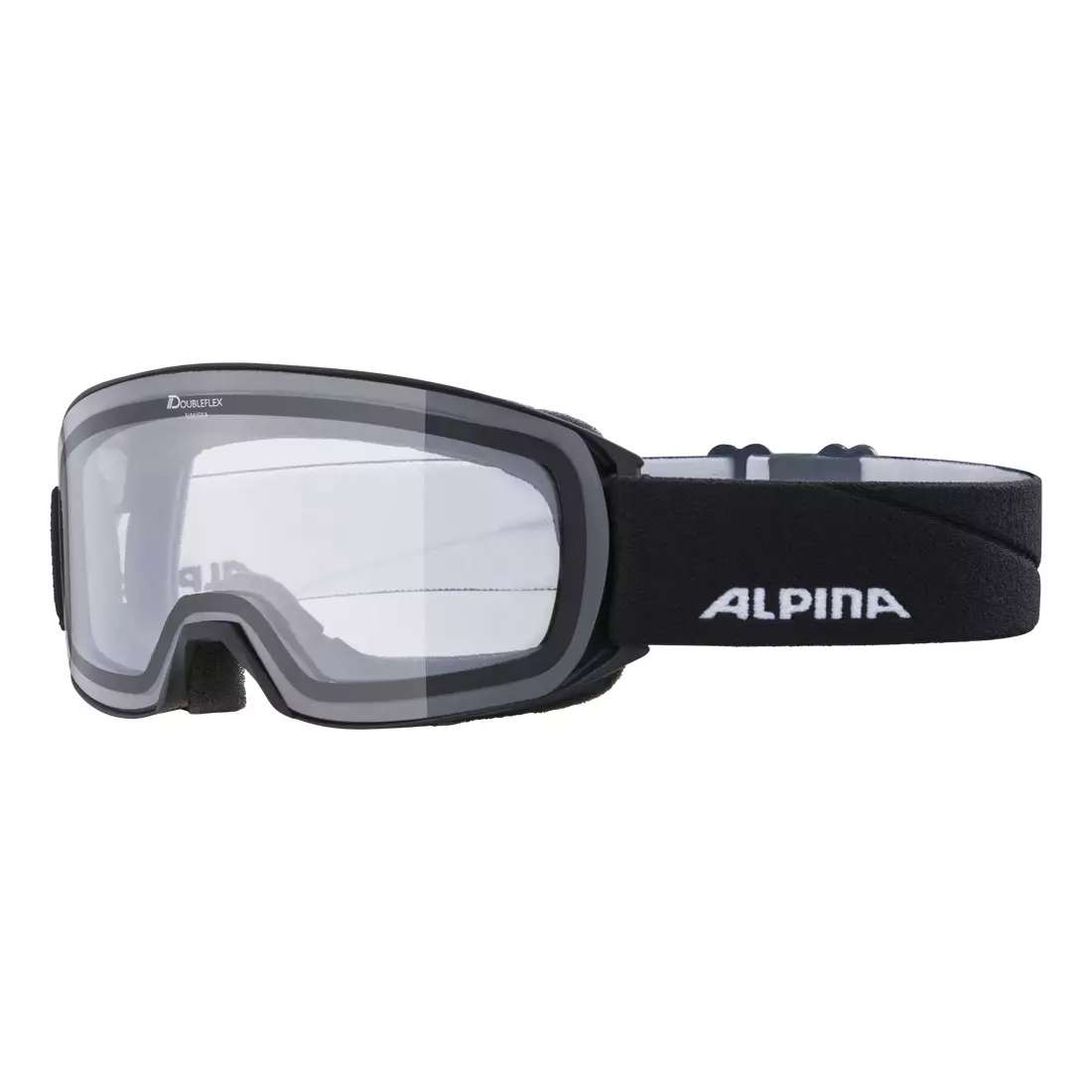 ALPINA gogle narciarskie / snowboardowe CLEAR M40 NAKISKA czarny mat S0A7281133