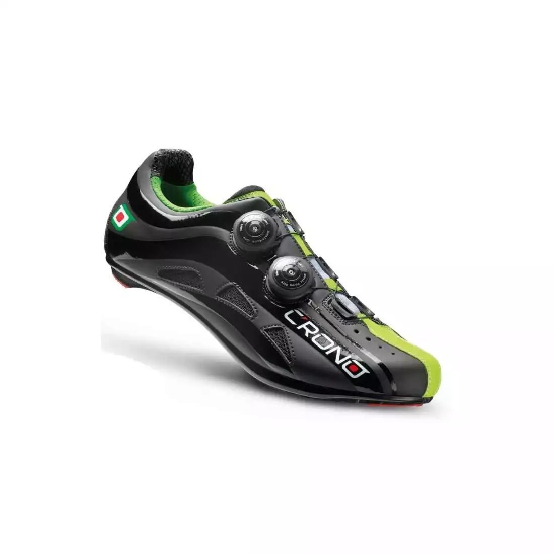 CRONO FUTURA 2 męskie buty rowerowe - szosowe, czarno-zielone 