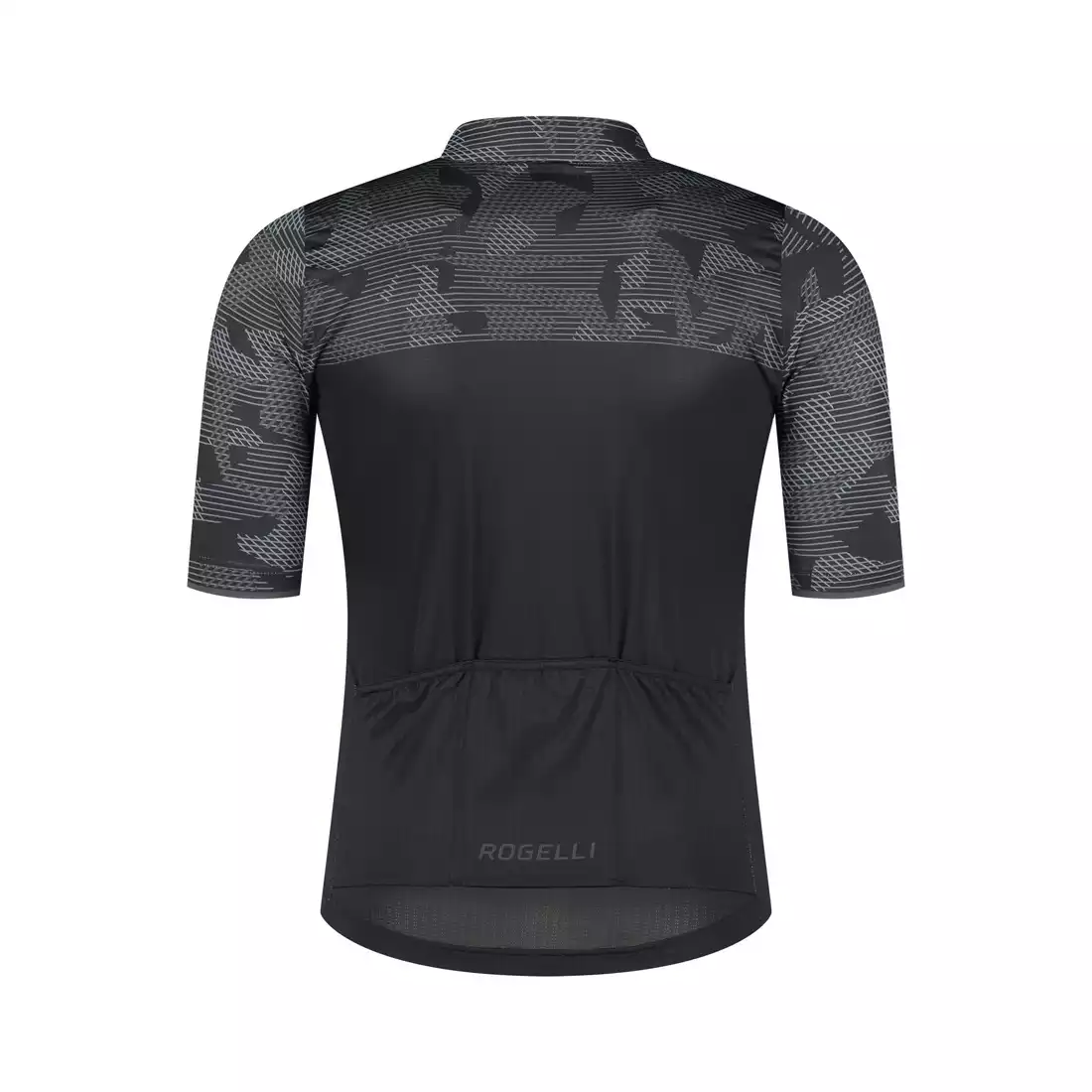 ROGELLI CAMO męska koszulka rowerowa czarno szara