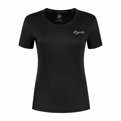 ROGELLI CORE Damska koszulka do biegania, czarna 