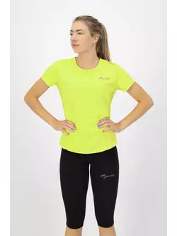 ROGELLI CORE damska koszulka do biegania, fluor