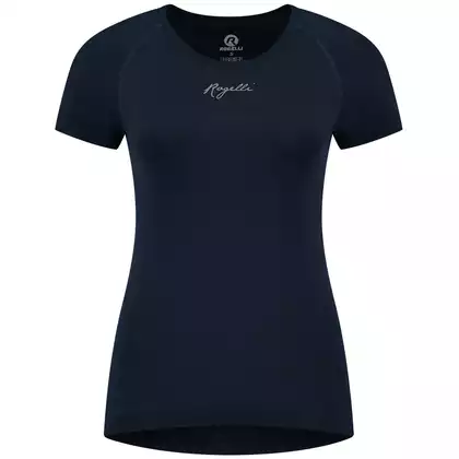 ROGELLI ESSENTIAL Damska koszulka do biegania, niebieska 
