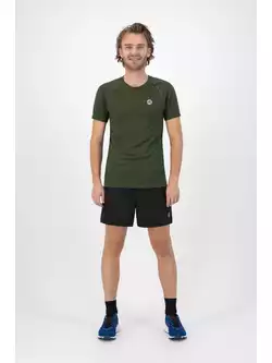 ROGELLI ESSENTIAL Męska koszulka do biegania, zielona 