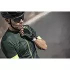 ROGELLI ESSENTIAL Rękawiczki rowerowe męskie, czarno-zielone