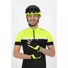 ROGELLI ESSENTIAL Rękawiczki rowerowe męskie, czarno-żółte