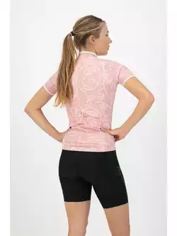 ROGELLI FACES Koszulka rowerowa damska, różowa 