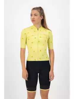 ROGELLI FRUITY Koszulka rowerowa damska, żółta 