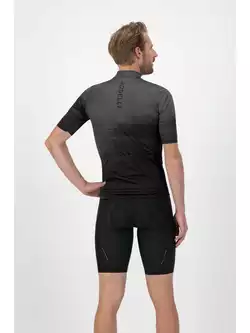 ROGELLI GLITCH męska koszulka rowerowa czarno szara