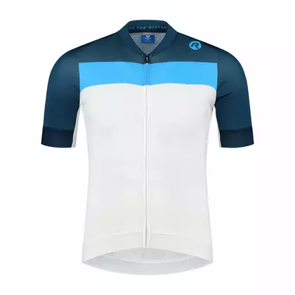 ROGELLI PRIME męska koszulka rowerowa biało niebieska