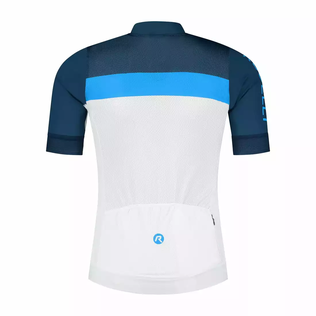 ROGELLI PRIME męska koszulka rowerowa biało niebieska