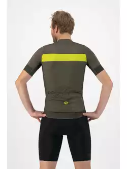 ROGELLI PRIME męska koszulka rowerowa zielono-żółta 