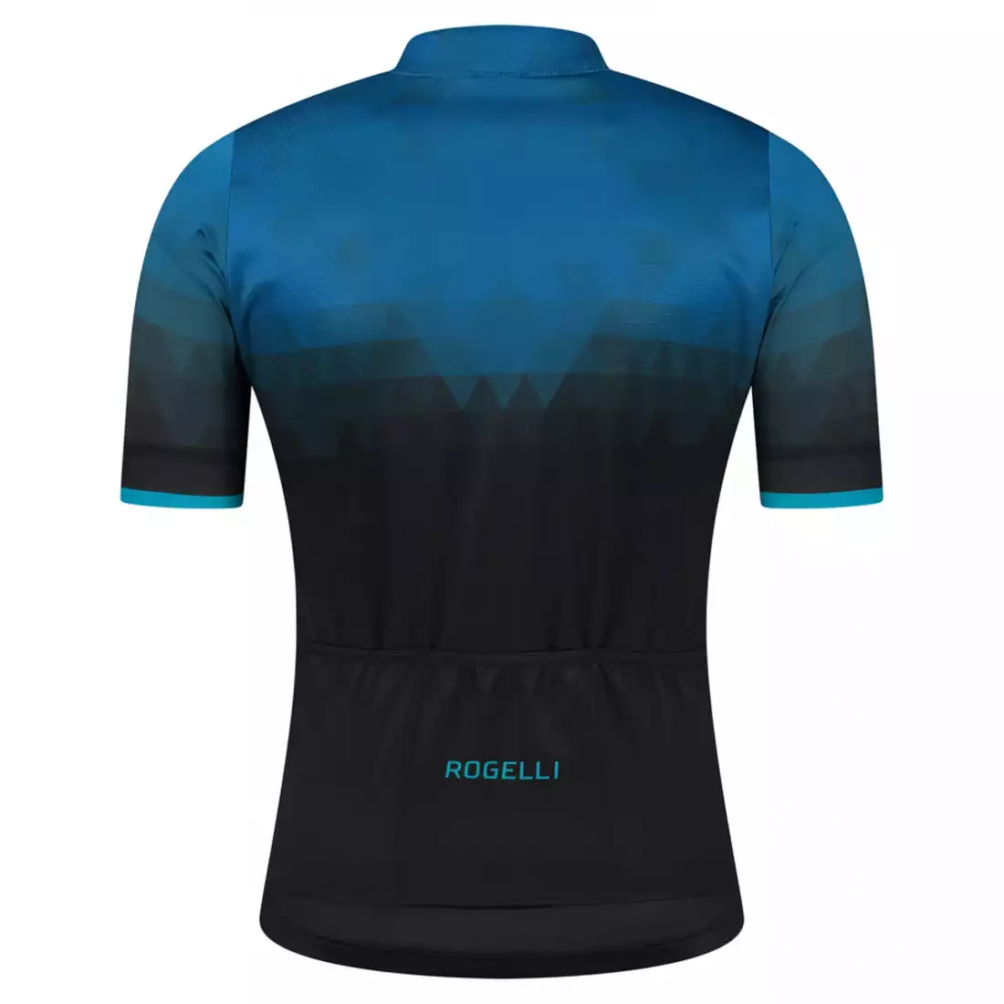 ROGELLI SPHERE Koszulka rowerowa męska, czarno-niebieska 