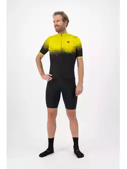 ROGELLI SPHERE Koszulka rowerowa męska, czarno-żółta