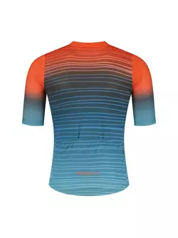 ROGELLI SURF koszulka rowerowa męska, niebiesko-pomarańczowa 