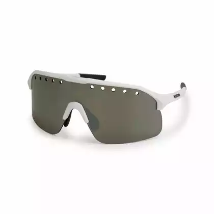 ROGELLI VENTRO Okulary sportowe polaryzacyjne z wymiennymi szkłami, białe