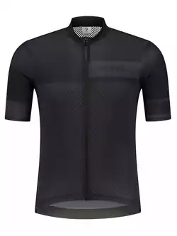Rogelli BLOCK męska koszulka rowerowa, czarna 