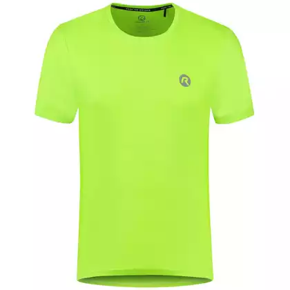 Rogelli CORE męska koszulka do biegania, fluorowo-żółta