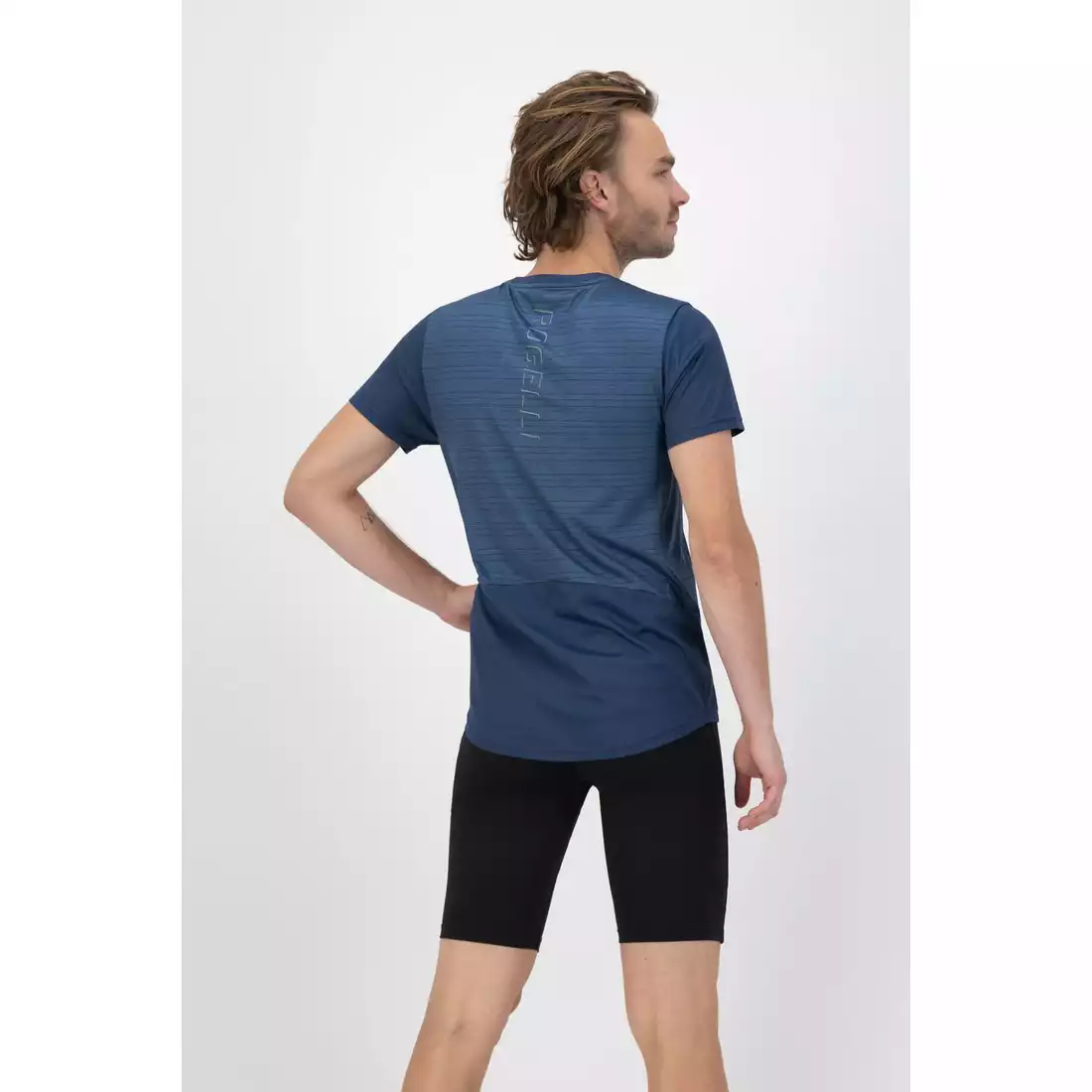 Rogelli CORE męska koszulka do biegania, niebieska