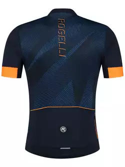 Rogelli DUSK męska koszulka rowerowa, niebiesko-pomarańczowa