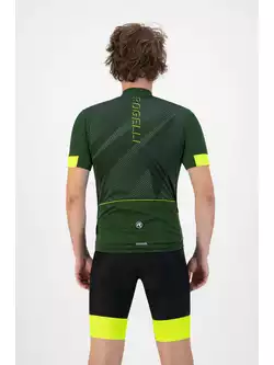 Rogelli DUSK męska koszulka rowerowa, zielono-żółta