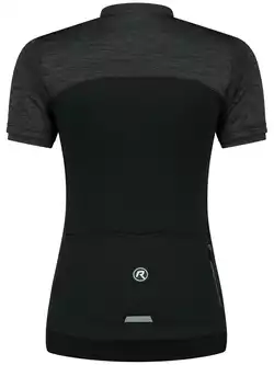 Rogelli MELANGE damska koszulka rowerowa, czarna 