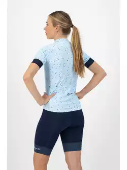 Rogelli TERRAZZO damska koszulka rowerowa, błękitna 