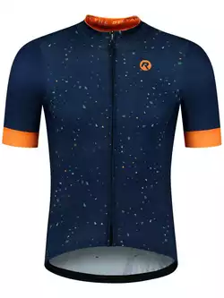 Rogelli TERRAZZO męska koszulka rowerowa, niebiesko-pomarańczowa