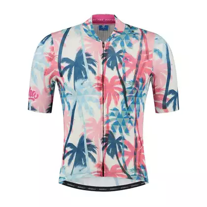 Rogelli koszulka męska HAWAII niebiesko-różowa ROG351458