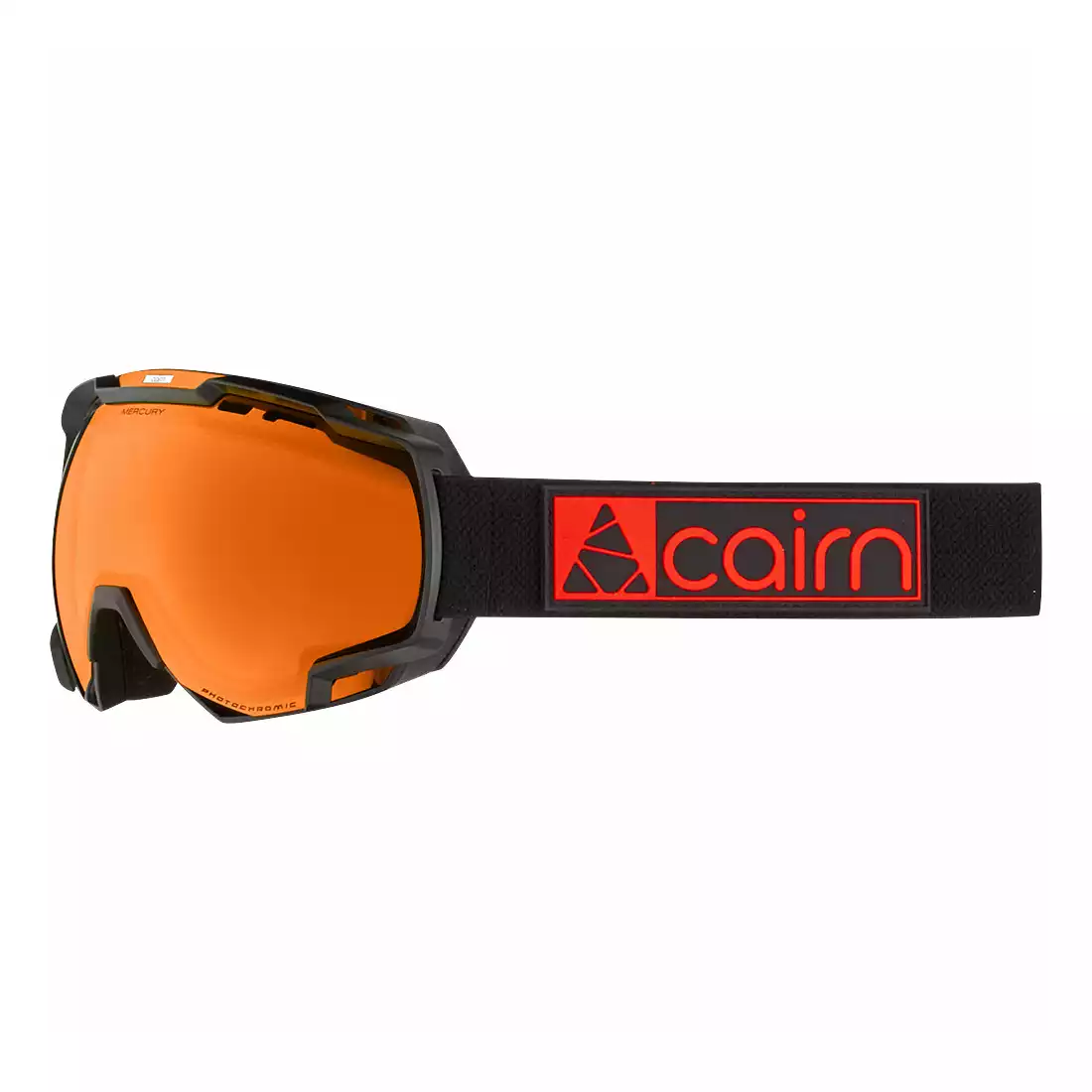CAIRN MERCURY EVO NXT PRO Gogle narciarskie/snowboardowe, czarno-pomarańczowe