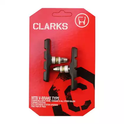 CLARKS CP510 MTB Klocki hamulcowe do hamulców V-brake, czarne 