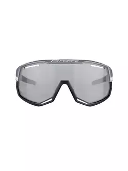 FORCE ATTIC Okulary sportowe fotochromowe, szaro-czarne